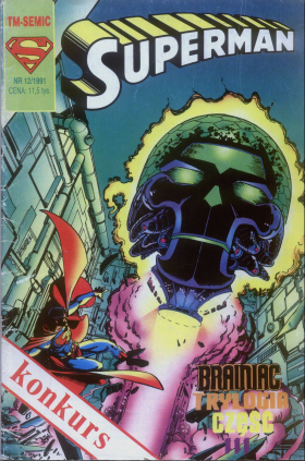 Superman 12/1991 - Brainiac Trylogia - Nowy dom na święta/Człowiek i maszyna